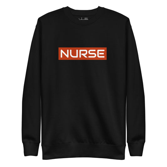 Street Style Nurse Logo Sweater – Trendy Hype Beast Inspired Medical Apparel